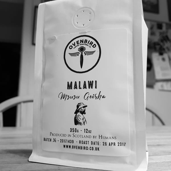 MALAWI MZUZU MISUKU, OVENBIRD COFFEE ROASTERS, GLASGOW
